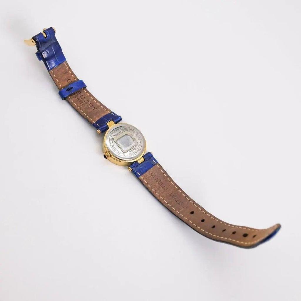 Used Operation GIVENCHY Watch Shell 4P Stone Gold Roman 3782
