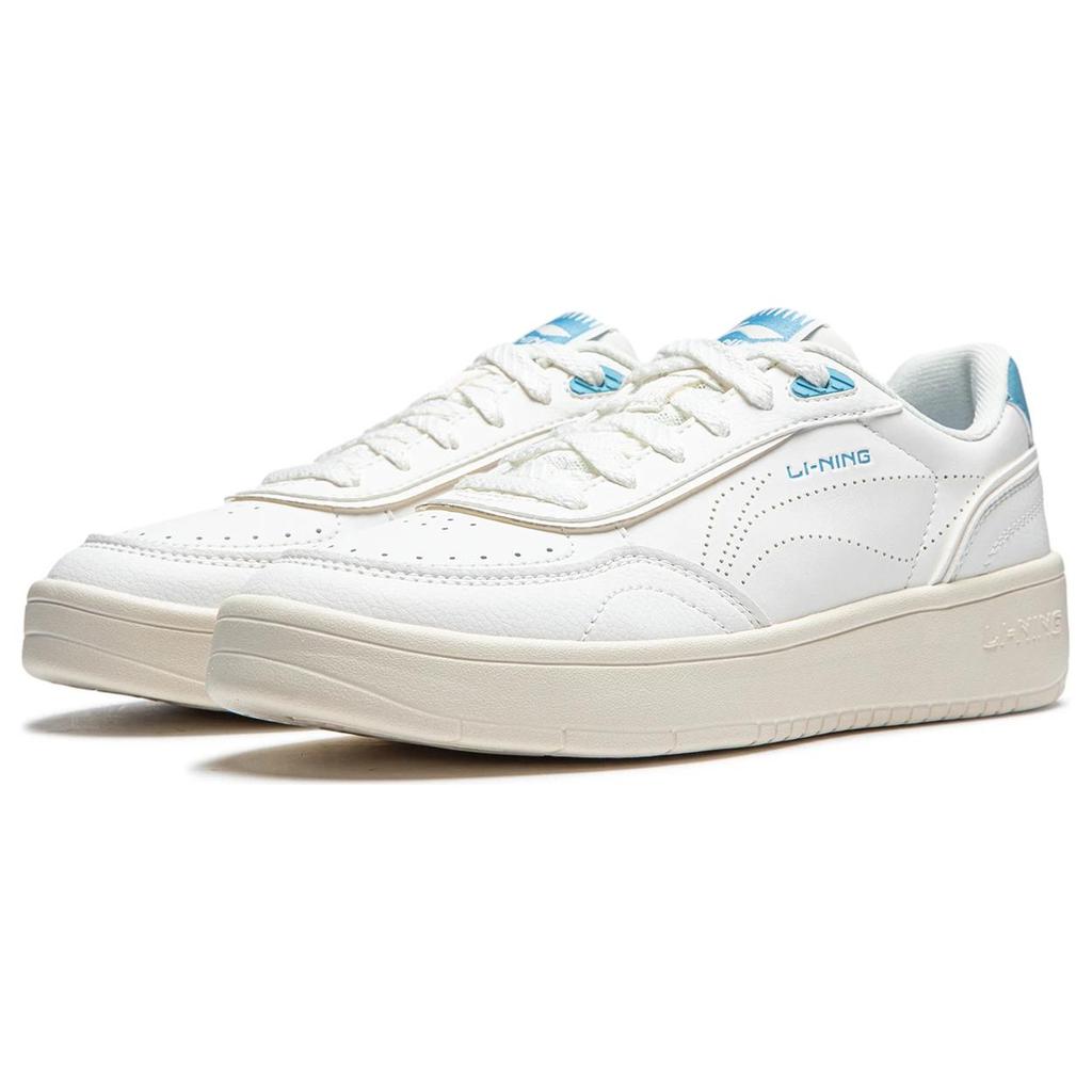 New LiNing Su Su Anti Slip Wear Resistant Low Top Skateboard Shoes Women's White AGCU112-2