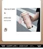 Lily of the Valley Double-Wall Thermos Cup with Straw - Student & Car Friendly