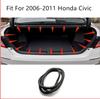 New 1Set Car Weatherstrip Trunk Lid Rubber Seal For 06-11 Honda Civic 74865-SNA-013
