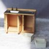 1:12     Wooden Wash Basin Small Exquisite   Furniture Bathroom Sink for Doll House Kitchen Decor