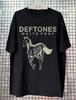 Hot Deftones White Pony T-shirt Unisex Black Cotton T-shirt Size S-5XL