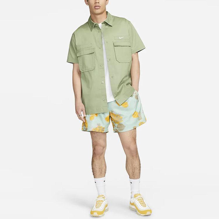 New Nike Casual Shorts Men's Enamel Green FJ1651-308