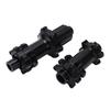 Mountain Bike Hub 24 Hole Brake Wheel Hub Folding Bike Barrel Shaft Aluminum Alloy Straight Pull for 6 Bolts Disc Brake