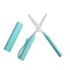School Student Pen Shape Scissor Handcraft Scissor Handwork Art Tools Safe Folding Scissor