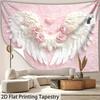 2D Aesthetic Romantic Angel Wing Tapestry Bedroom Background Decor