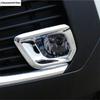 For Peugeot 5008 2017 - Car Front Fog Lights Lamps Frame Decoration Cover Trim ABS Chrome Accessories Exterior Refit Kit