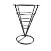 Metal Cone Basket Fry Holder French Fries Stand Snack Fried Display Rack