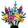 (939 Pcs) Building Bouquet Flower Block 10313 10314 Abs Plastic Diy Assembly Toy Colorful