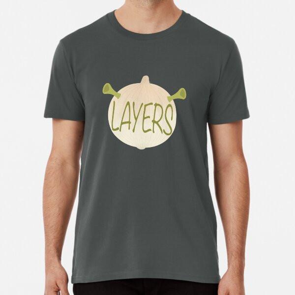 

Layers - Shrek Onion S to 5XL Made in the AU/USA T-Shirt 4XL