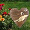 Pet Memorial Gifts Loss Of Pet Dog Gravestone Memorial Stone Paw Print Pet Memorial Headstone for Patio Porch Outdoors
