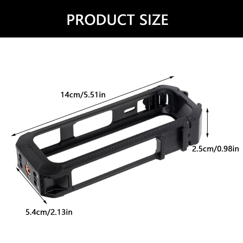 Camera Cage Cold Shoe Housing Case Protective Expansion Frame 1/4inch Thread for X5 Action Camera Accessories
