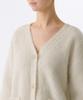 Musinsa Standard Woman Women'S Hairy Oversized Cardigan [Cream]