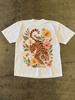 2026 New Traditional Oriental Chinese Ink Wash Roaring Tiger Graphic Crew Neck T Shirt For Women Watercolor Calligraphy Print Casual Summer Street Top