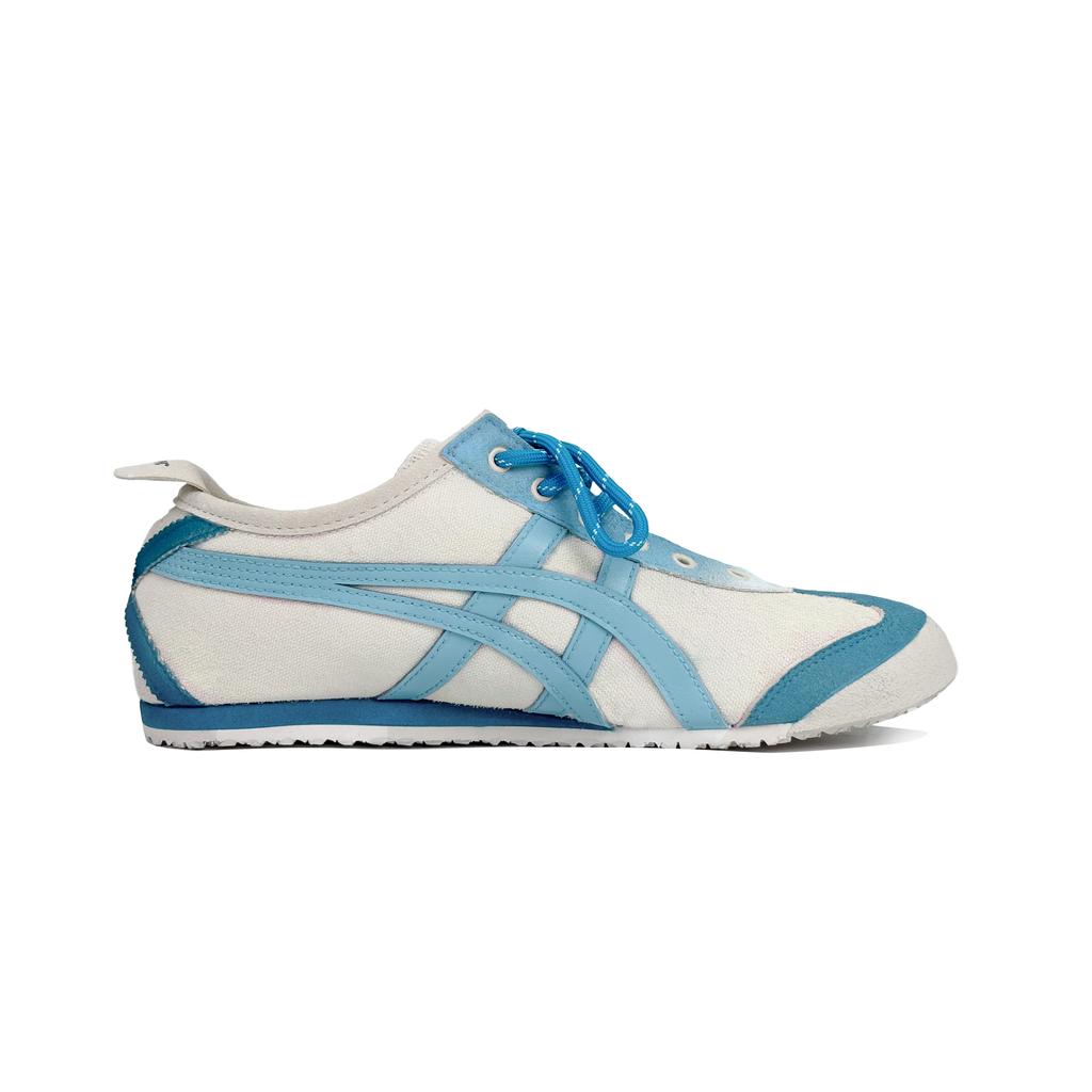 Onitsuka Tiger MEXICO 66 Abrasion Resistant Low top Casual Shoes Unisex Beige Blue 1183A360-205(Team188-)