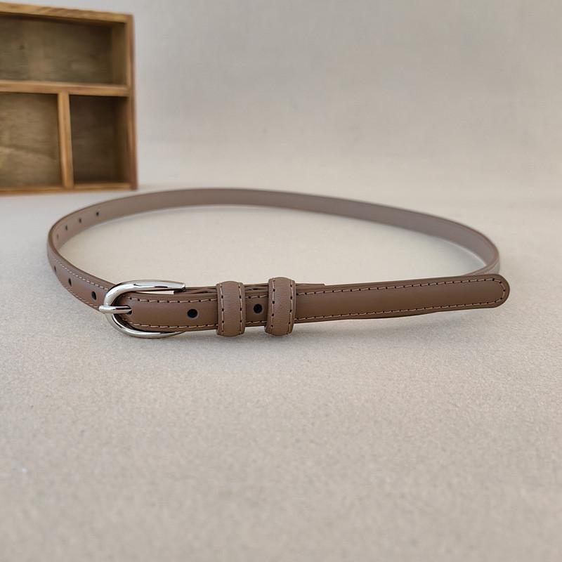 Genuine Leather Womens Belt With Alloy Buckle For Casual Jeans And Pants