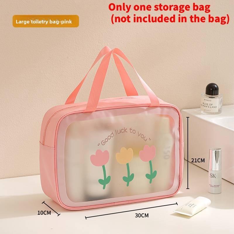 Cute Cartoon Waterproof Travel Makeup Bag Large Capacity Organizer For Girls