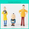 Vintage Old Master Q Action Figure Collection With Three Unique Models In Pvc