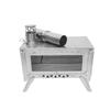 UOSU Detachable Tabletop Titanium Wood Burning Stove with Glass Door