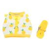 Mini Pets Vest Harness and Leash Set Adjustable for Guinea Pig Small Animal ApparelS Yellow