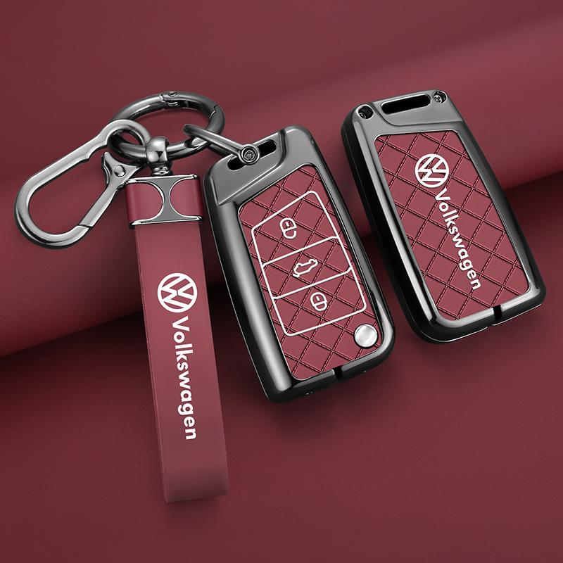 Pro VOLKSWAGEN Pouzdro na klíčenku zinková slitina pro auto Pro VW Volkswagen Golf 7 MK7 Tiguan MK2 Pro SEAT Ateca Leon FR 2 Ibiza Pro S