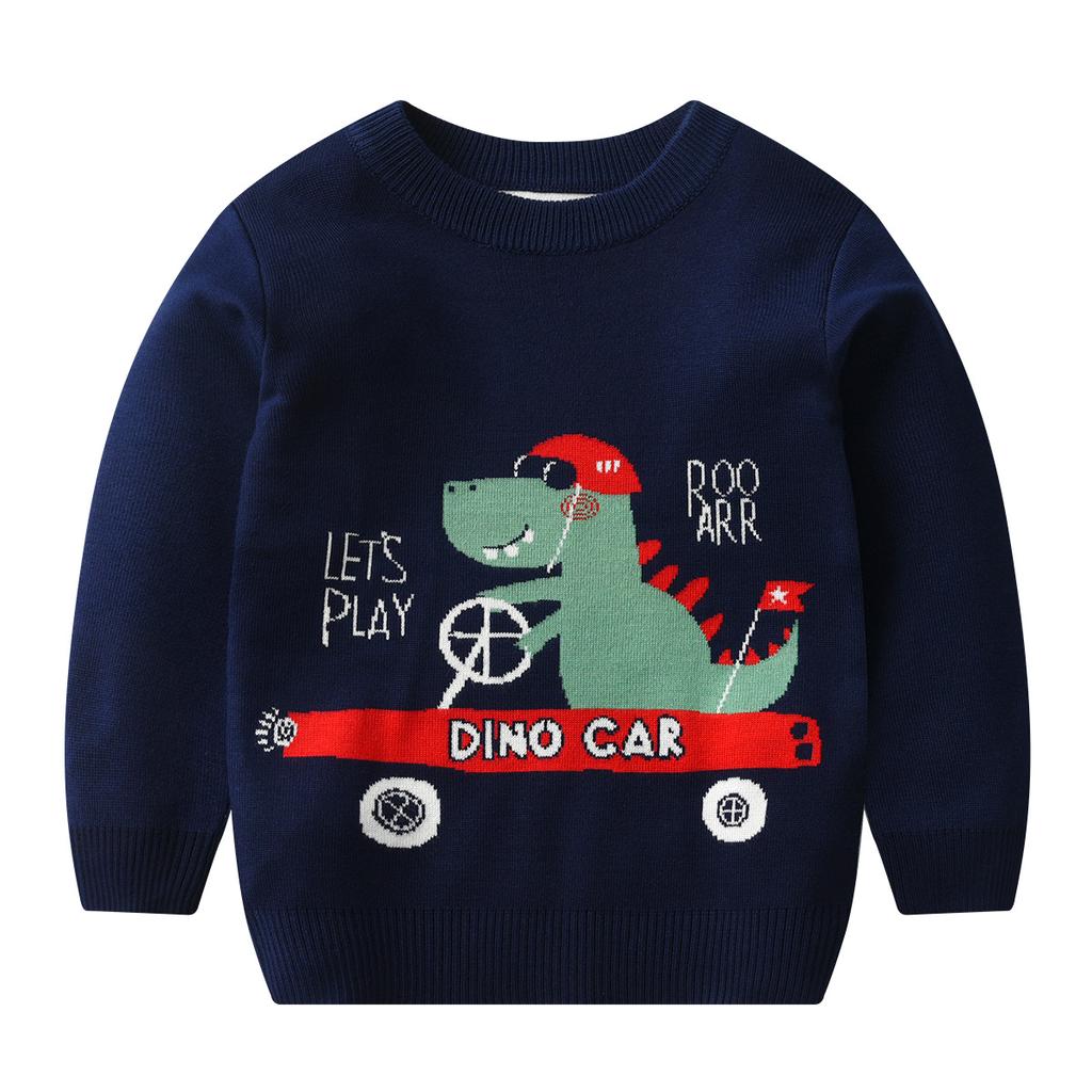 Dziecięcy sweter świąteczny Jesień Zima Dziewczęcy sweter pulowerowy Chłopięcy sweter świąteczny z kreskówek