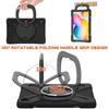 360 Rotating Stand Strap Case for Samsung Galaxy Tab A7 Lite 8.7 A10.1 A8 10.5 S6 Lite 10.4 Hybird Armor Protective Tablet Cover