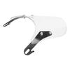 Windscreen Wind Deflector Motorcycle Suits 5 7  Round Headlights Windshield for YAMAHA(White)