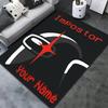 Among Us Custom Name Carpet Rug for Living Room Bedroom Home Sofa Decoration,Kids play Non-slip Floor Mat