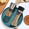 Stainless Steel Mill Pepper/Salt/Spice Grinder Kitchen Supplies Spices Glass Storage Container Pepper Mill Kitchen Gadgets Tools