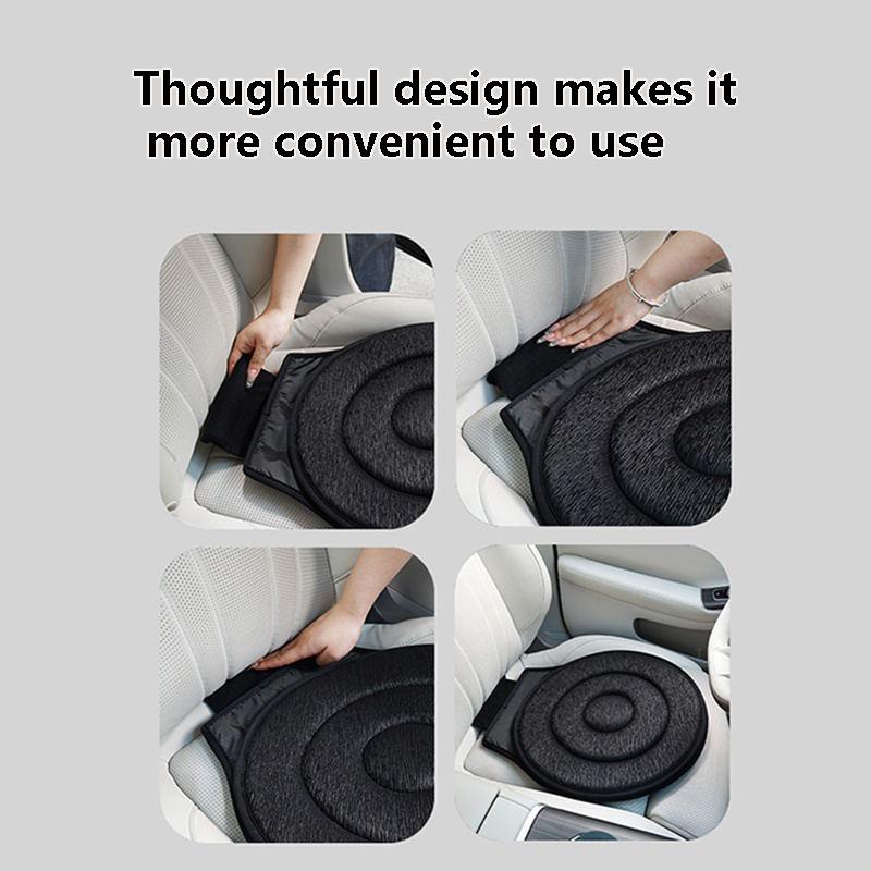 Swivel Cushion 360 Degree Rotating Car Chair Seat Cushion Mobility Aid Chair Seat Revolving Cushion Memory Foam Mat Portable