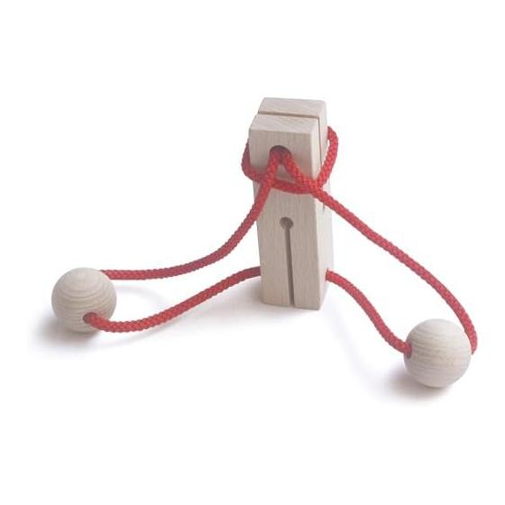 Ring Ring Brain Developing Device, Brain Training, Wooden Toy, Wooden Circle of Wisdom, Puzzle, Japan Good Toy Award-Winning Toy, Educational Toy,