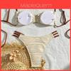 Womens Sexy Euro Bikini Set With Polyester Fabric For Swimming And Water Sports