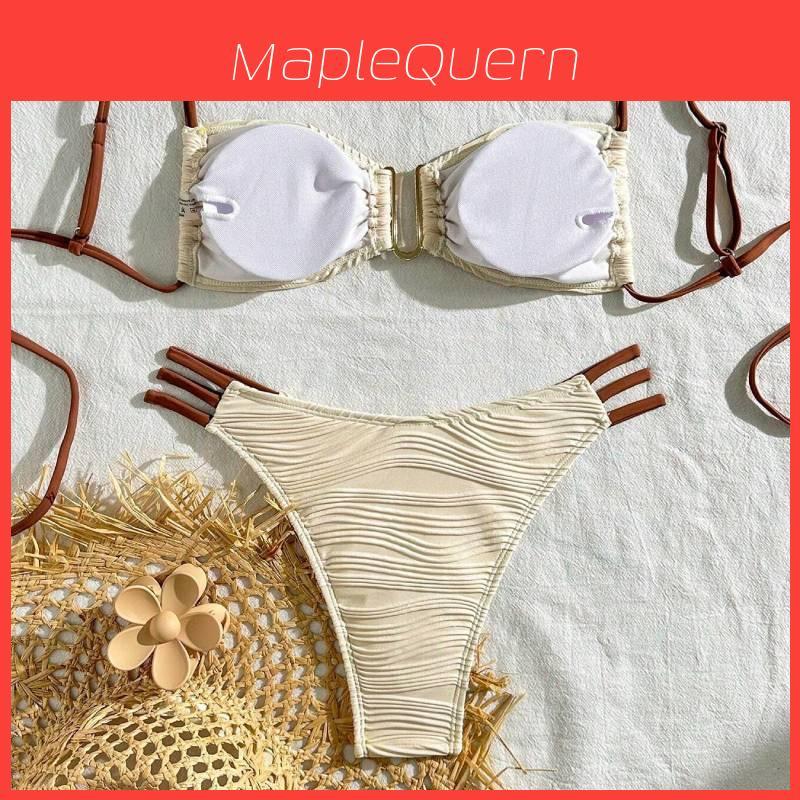 Womens Sexy Euro Bikini Set With Polyester Fabric For Swimming And Water Sports