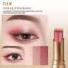 Paleta de Sombras de Ojos Tricolor OCHEAL: Lápiz de Sombra de Ojos Iluminador Mate, con Purpurina y Perlado para Estilos Europeos y Americanos.