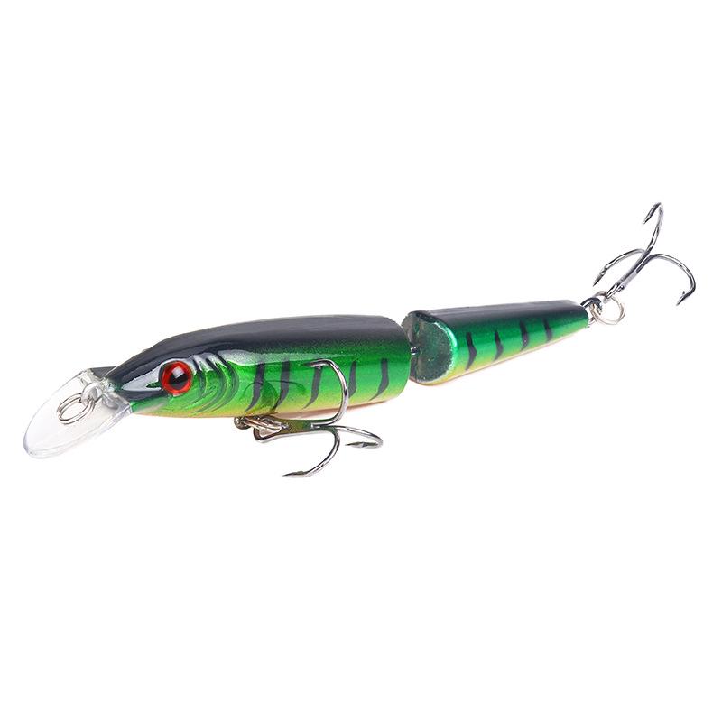 Luya Bait Two Sections Hard Bait 9g/10.5cm Rocking Simulation Mino Bait Hard Bait Fake Bait