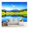 Nature Scenery 3D Mural Wallpaper Blue Lake Wall Mural Living Room Bedroom Home Decor Wall Paper