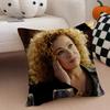 RRiver Song Cushion Cover Throw Pillow Cover Hidden Button Durable Polyester Chair Cushion