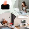 Flame Oil Diffuser 220ml Scent Device With 7-Color Lights Scent Aroma Diffuser For Homeowners Apartment Living Room Bedroom