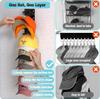 Wall Mounted Baseball Holder Display for Hats and Accessories