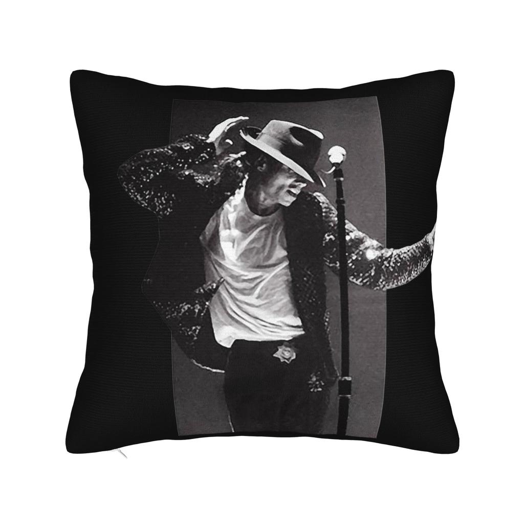 Mj King Of Pop Square Pillow Case Polyester Decorative Pillow Pillowcover Home Decor