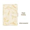 Marble Pattern A6 PU Leather 6-Hole Binder Journal Notebook for Cash Budget