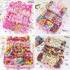 Fabric Hair Accessories Set Colorful Bow Barrettes New Elastic Hair Bands  Kids Hairstyling
