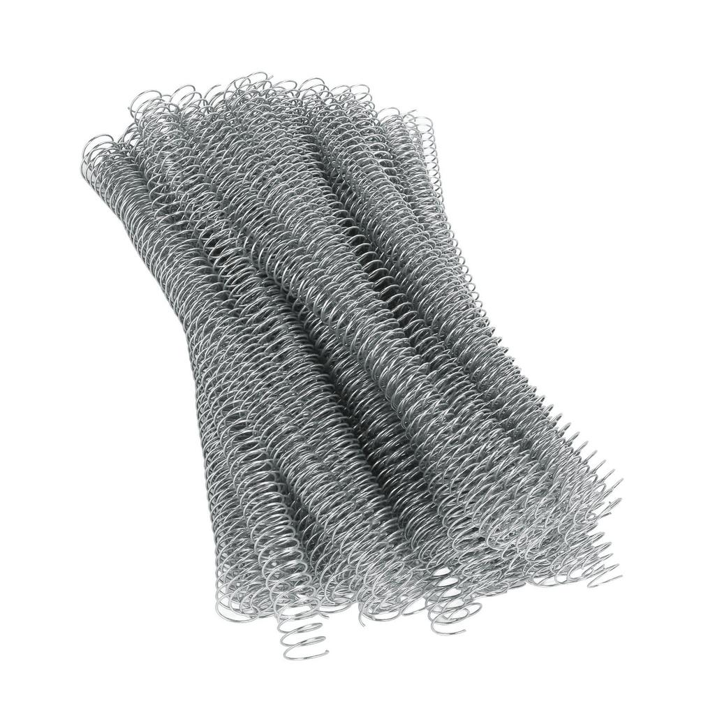 100Pcs Spiral Binding Coil 170 Sheet Capacity Spine Comb 19mm Diameter 48 Teeth 4:1 Pitch Set Kit for