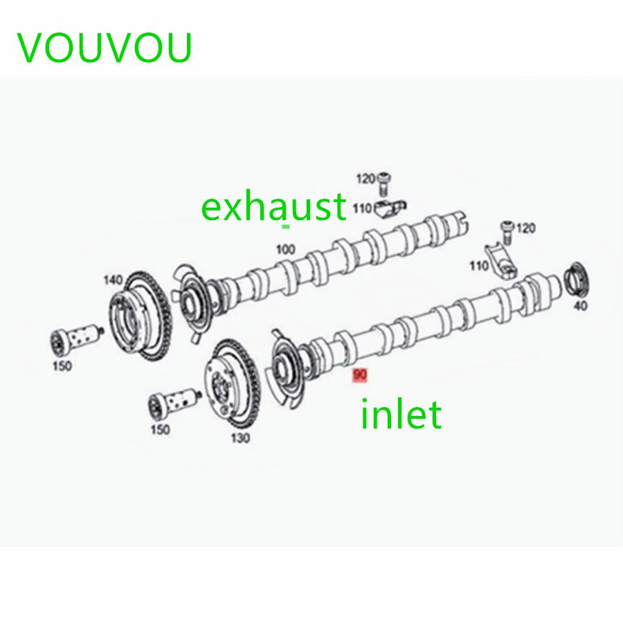 Car Accessories 274 050 19 00 Intake Exhaust Camshaft  for Mercedes Benz M274 C350E E180 E200 E300 GLC200 GLC250 274 050 01 01