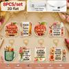 8pcs Inspirational Mini Key Chains Teacher Appreciation Bag Charm Key Ring  Souvenir