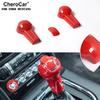 2x Red Gear Shift Knob Decoration Cover Trim for Ford Mustang 2015+ Accessories