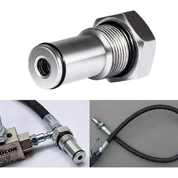 YMT High Pressure Oil Pump IPR Valve Air Test Fitting Tool and High Pressure Oil Rail Adapters Leak Test Kit Compatible with Ford 6.0L Powerstroke
