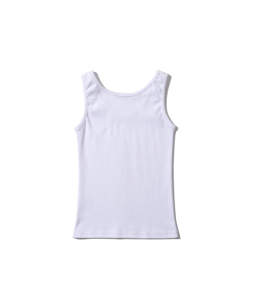 Eonibeu O-Ring Rivet Sleeveless White