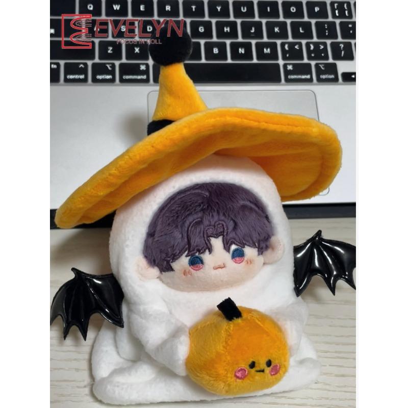 Evelyn 10cm Super Cute Doll Pumpkin Clothes Hat Outfit Plush Soft bodysuit Crawler Clothes Anime Game Love and Deepspace Gift